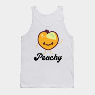 Peachy Kawaii Cute Peach Tank Top